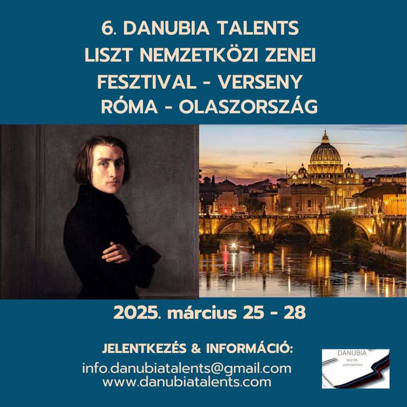 2025-03-25 - 6th Danubia Talents Liszt International Music Festival - Competition - Roma, Italy